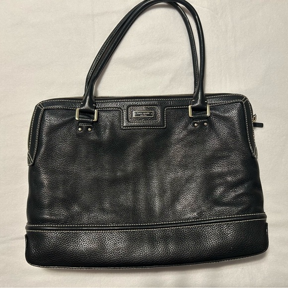 Kate Spade Black Leather Laptop Bag - Picture 1 of 9